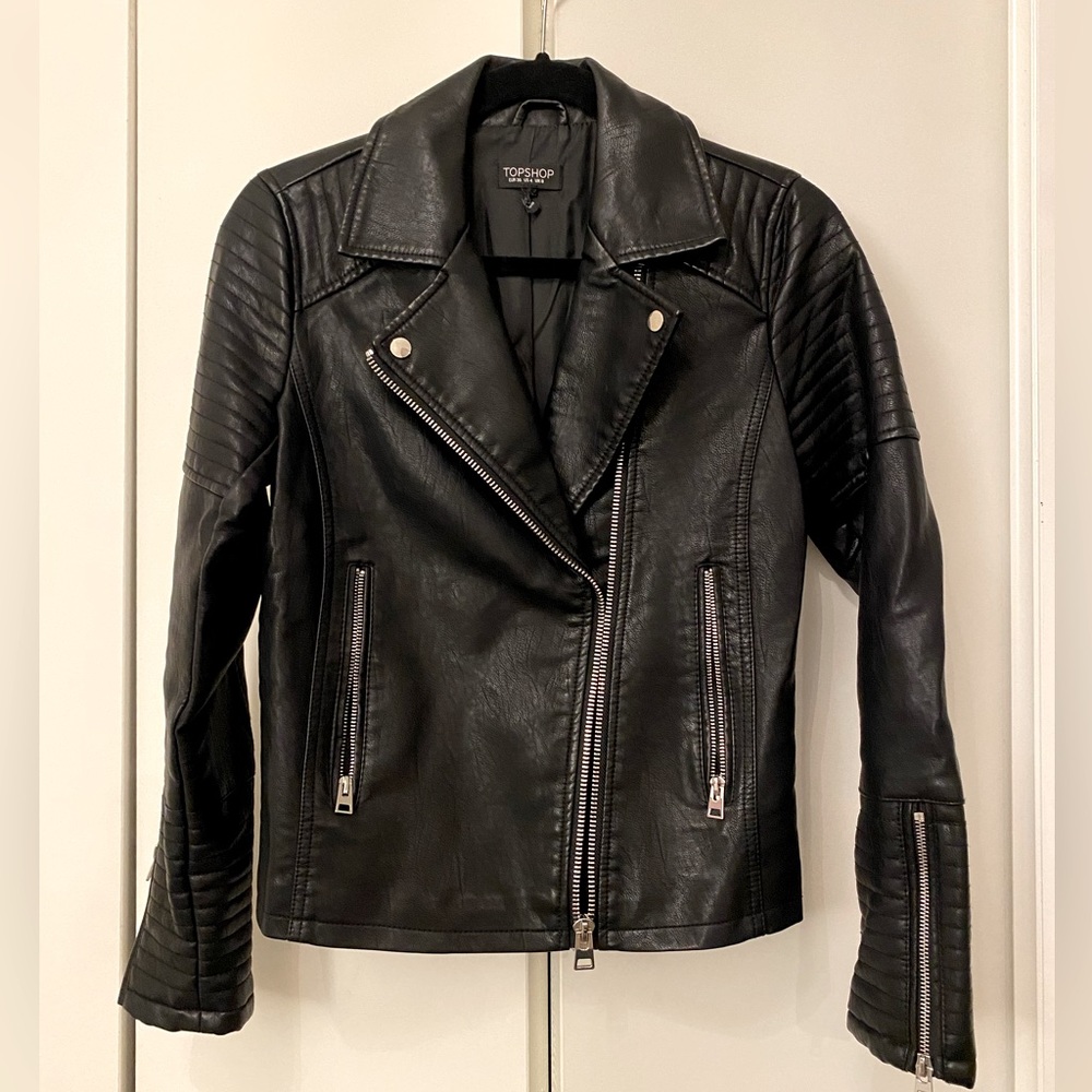 Topshop Rosa Biker Jacket